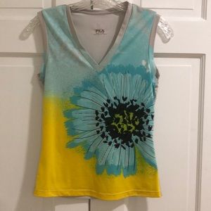 Vintage FILA yoga top!
